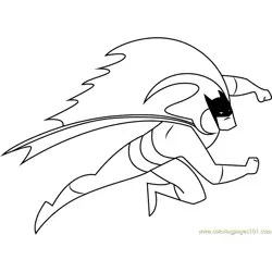 Batman Series Free Coloring Page for Kids