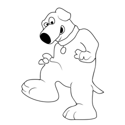 Brian Griffin 3 Free Coloring Page for Kids