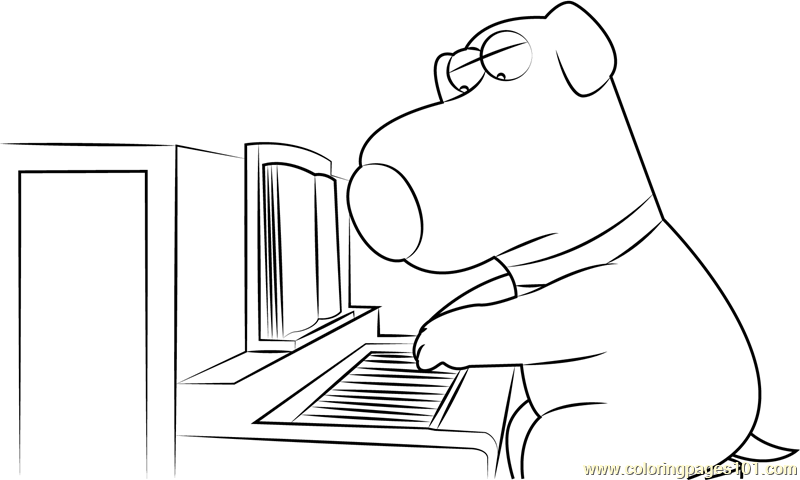 Brian Griffin Play Piano