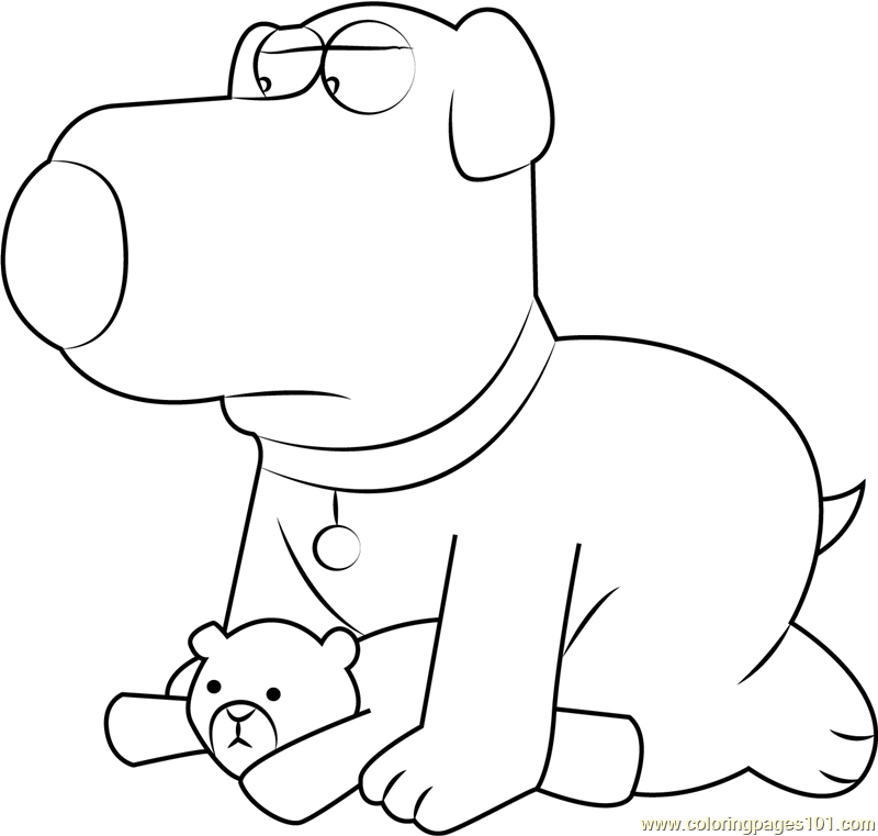 Brian Griffin with Bear