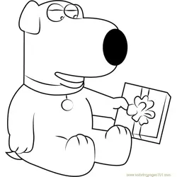 Brian Griffin having Gift