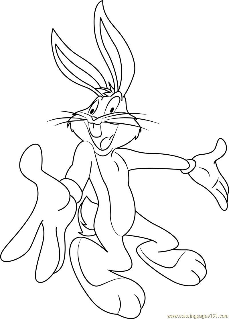 26+ lovely photograph Buzz Bunny Coloring Pages - Bugs Bunny Coloring