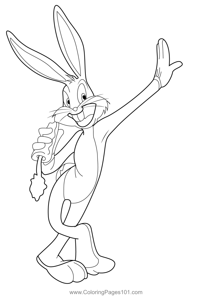 Eating Carrot Bugs Bunny