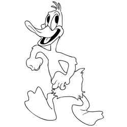 Daffy Duck  1 Free Coloring Page for Kids