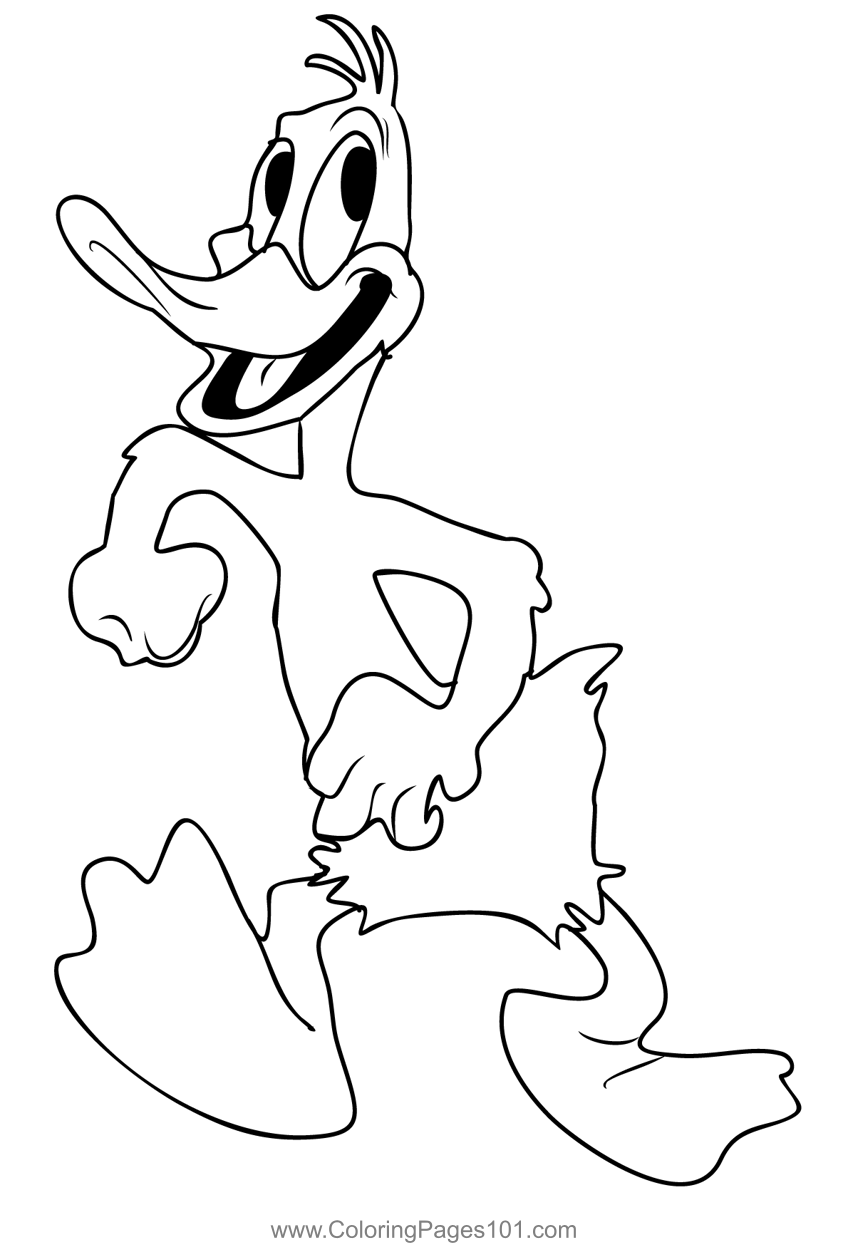 Coloring Pages Daffy Duck Coloring Pages Daffy Duck