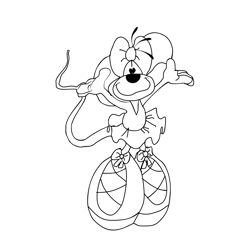 Diddlina 2 Free Coloring Page for Kids