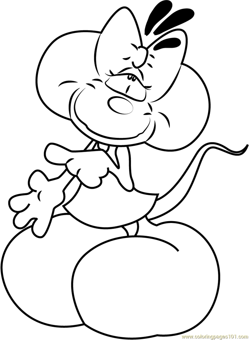 Cute Diddlina Coloring Page for Kids - Free Diddlina Printable Coloring