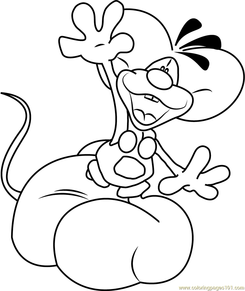 Download Diddlina Jumping Mouse Coloring Page For Kids Free Diddlina Printable Coloring Pages Online For Kids Coloringpages101 Com Coloring Pages For Kids