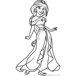 Download Jasmine Coloring Pages For Kids Download Jasmine Printable Coloring Pages Coloringpages101 Com