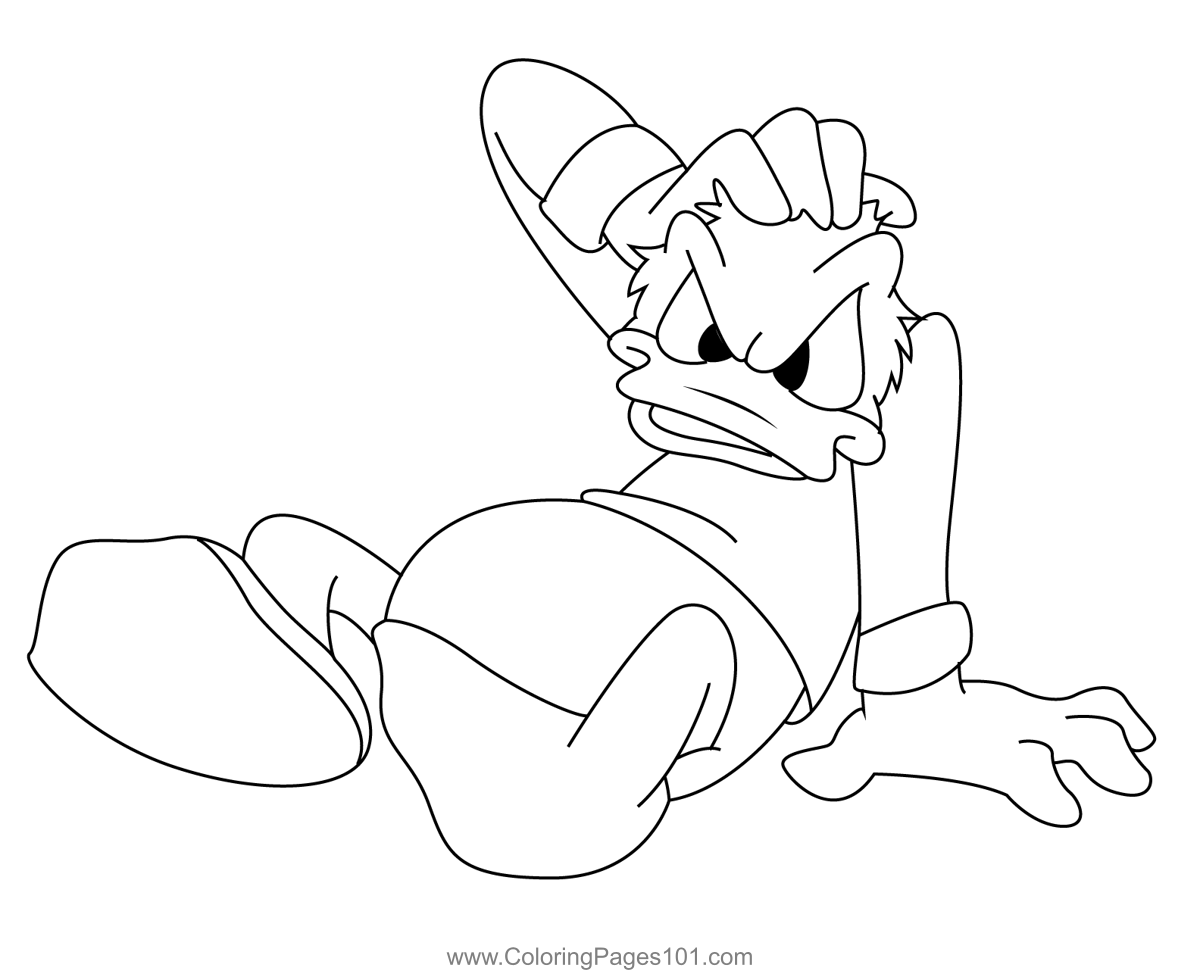 Donald Duck Confused