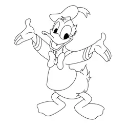 Happy Donald Duck