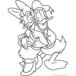 Donald Daisy Duck Hug