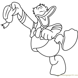 So Happy Free Coloring Page for Kids