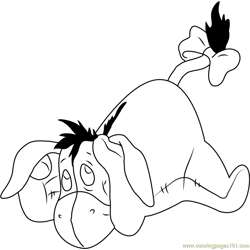 Eeyore7 Coloring Page for Kids - Free Eeyore Printable Coloring Pages