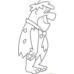 Fred Free Coloring Page for Kids
