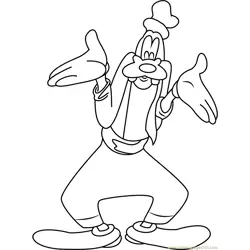 Dippy Dawg Free Coloring Page for Kids