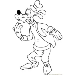 George Geef Free Coloring Page for Kids