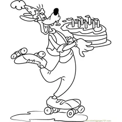 Happy Birthday Free Coloring Page for Kids