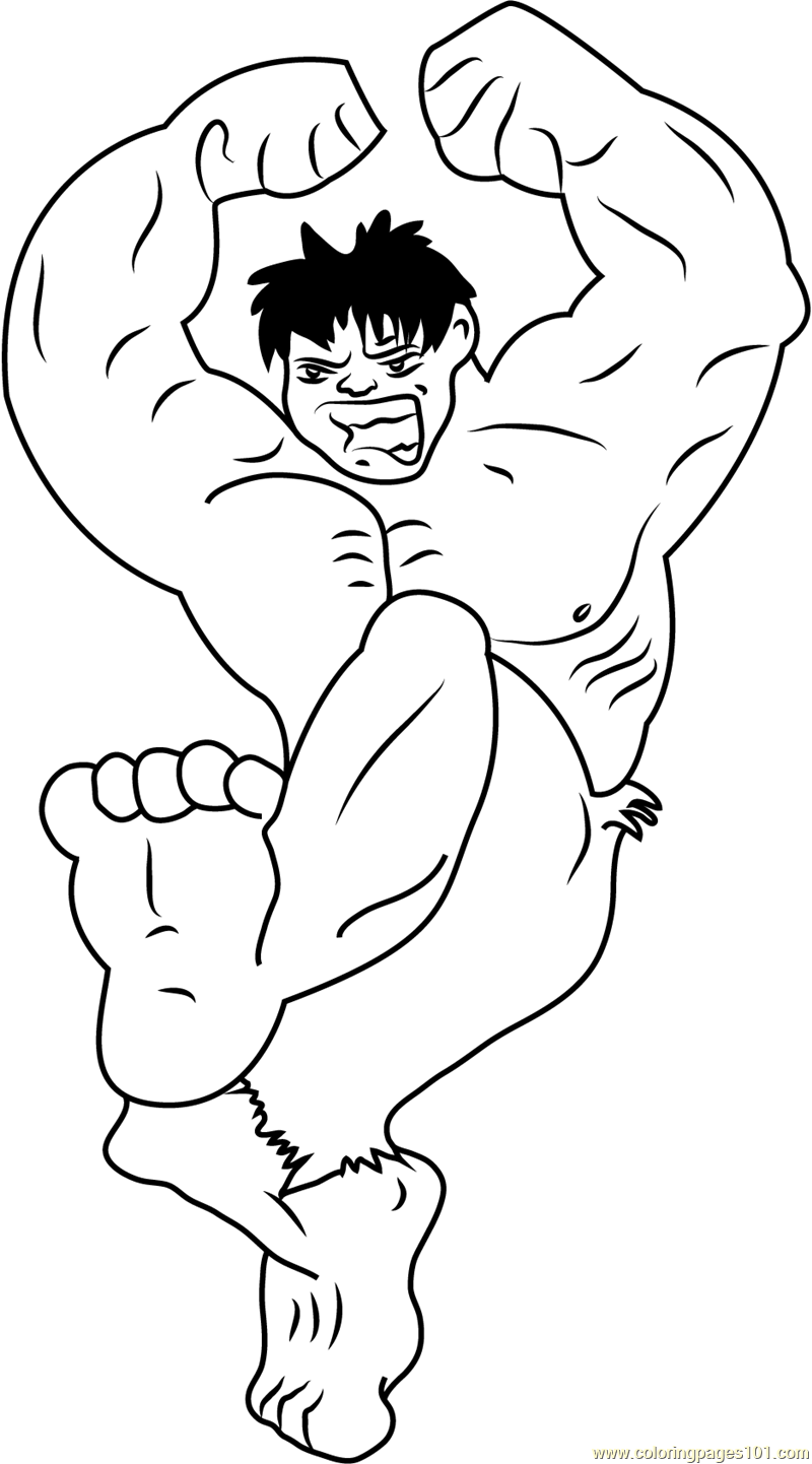 hulk smash by tsebresos coloring page for kids free hulk