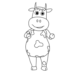 Daisy Little Baby Bum Free Coloring Page for Kids