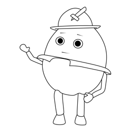 LBB Humpty Dumpy Little Baby Bum Free Coloring Page for Kids