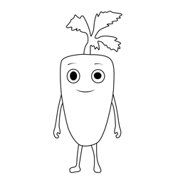 LBB Vegetables 2 Little Baby Bum Free Coloring Page for Kids