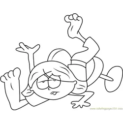 Lizzie McGuire by CartoonGirlsFeet Free Coloring Page for Kids
