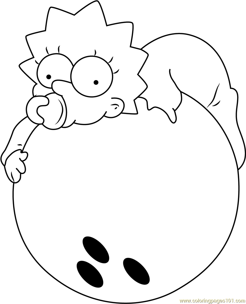 Maggie Simpson Bowling