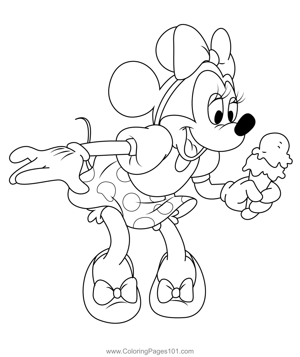 Mickey Minnie Ice Cream