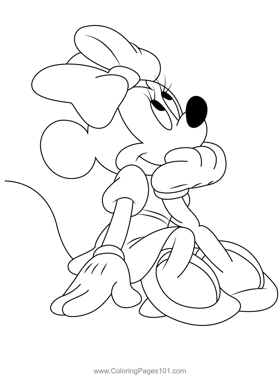 Minnie Mouse Think