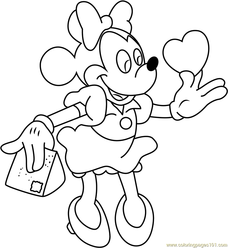 Minnie Mouse with Heart