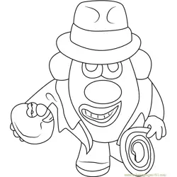 Taters of the Lost Ark Free Coloring Page for Kids