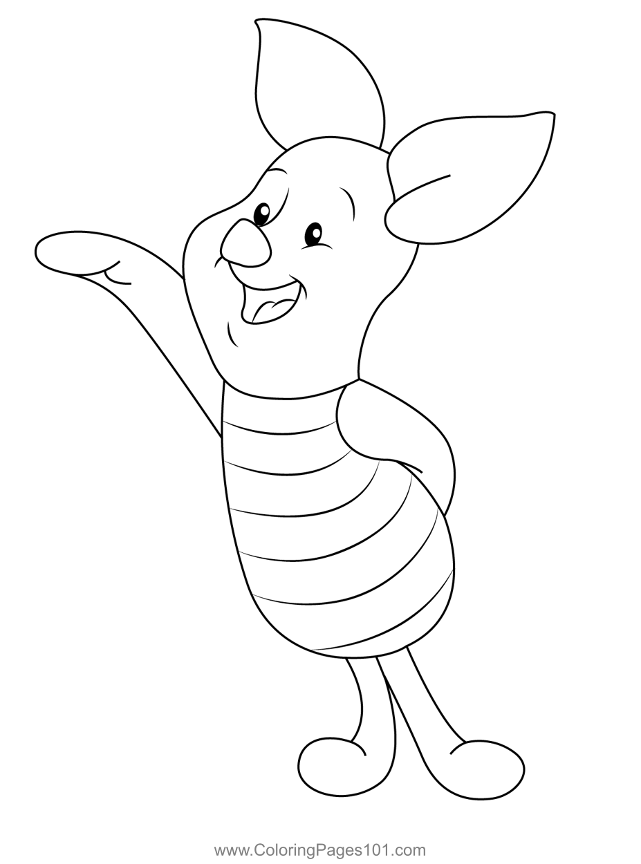 Coloring Page Piglet Coloring Page Piglet