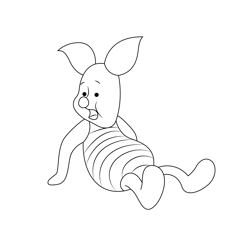 Crying Pilget Free Coloring Page for Kids