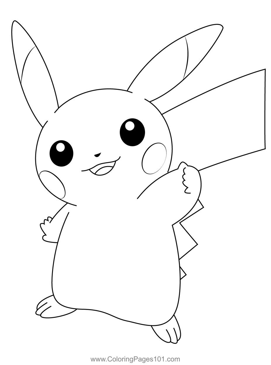 Pikachu Colouring Images Pikachu Colouring Images