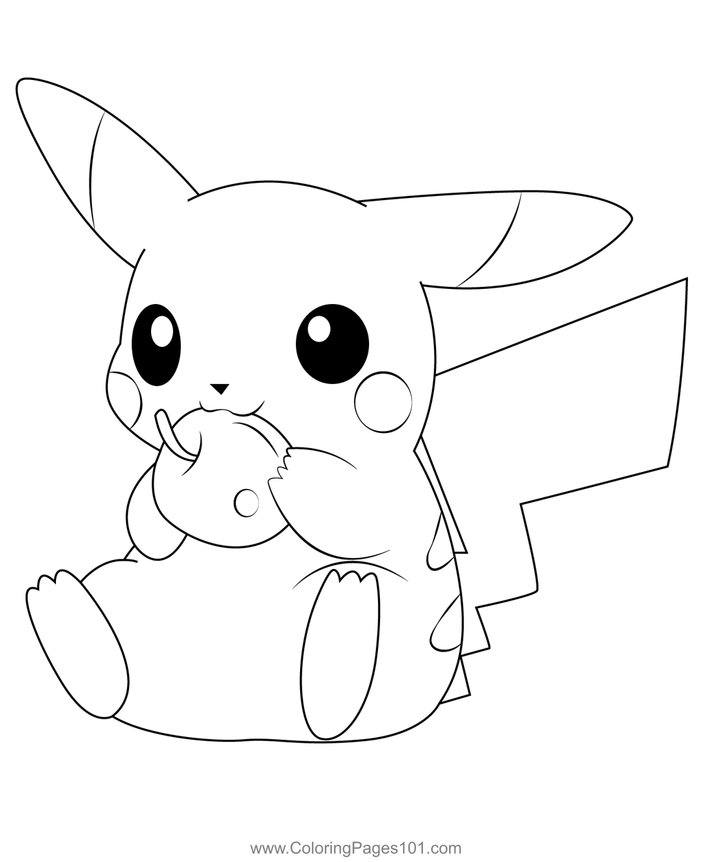 Eating Pikachu