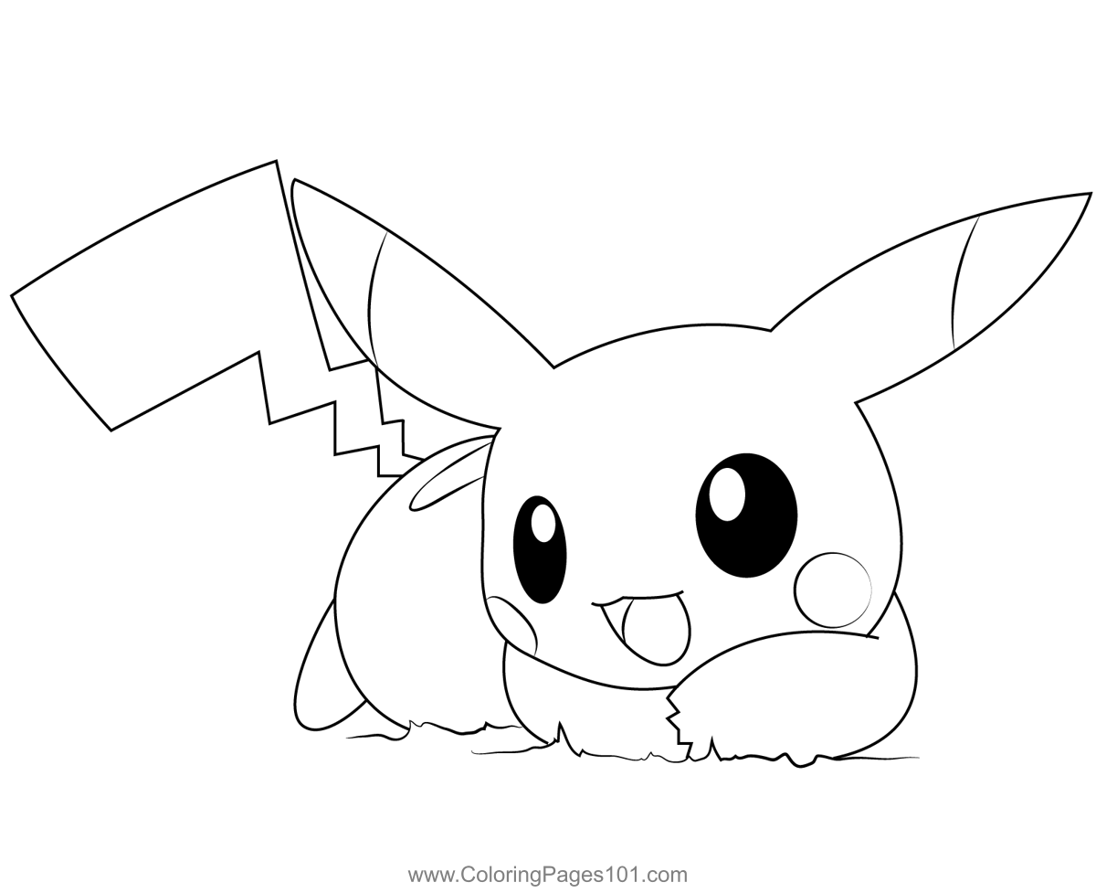Pikachu Drawing Printable Pikachu Drawing Printable