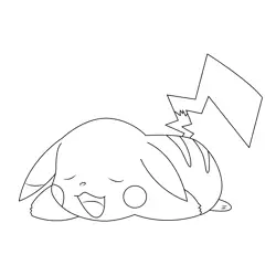 Pikachu Sleeping 1