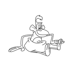 Baby Gorilla Free Coloring Page for Kids