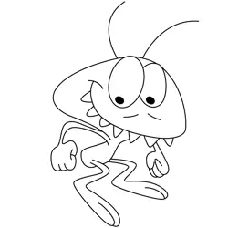 Mitey Mite Free Coloring Page for Kids