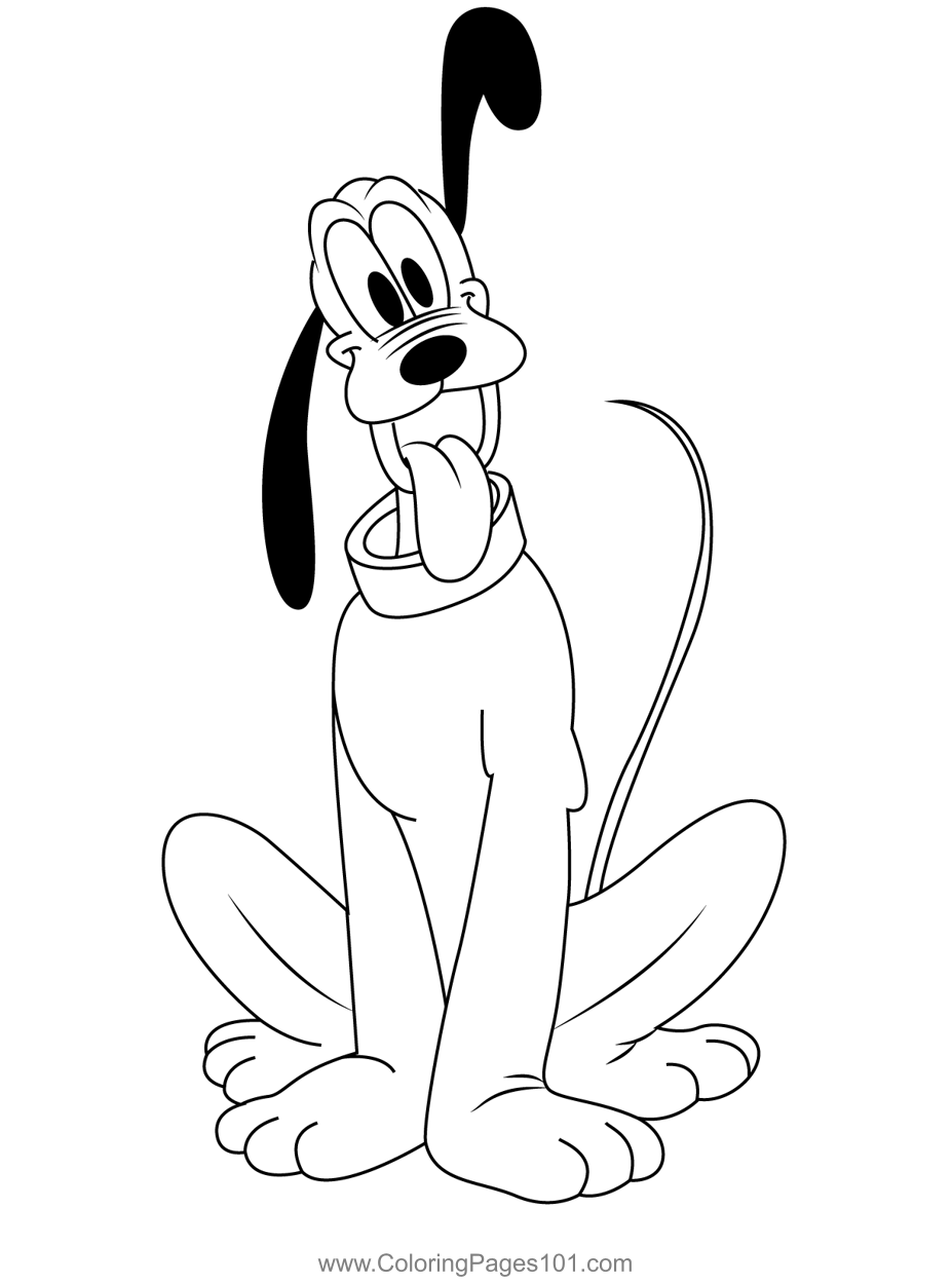 Coloring Page Of Pluto