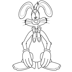 Roger Rabbit 6 Free Coloring Page for Kids