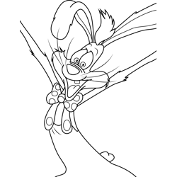 Roger Rabbit 7 Free Coloring Page for Kids