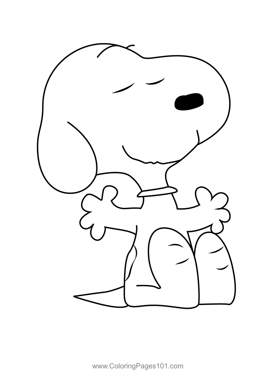 Sit Snoopy Dog