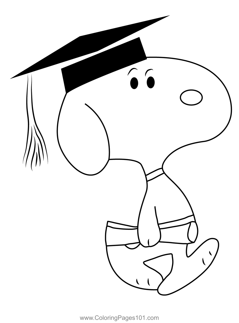 Snoopy Completed His Graduation
