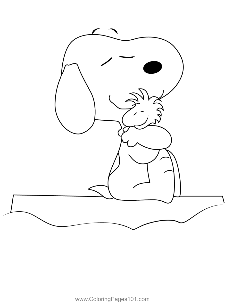 Snoopy Woodstock Hug