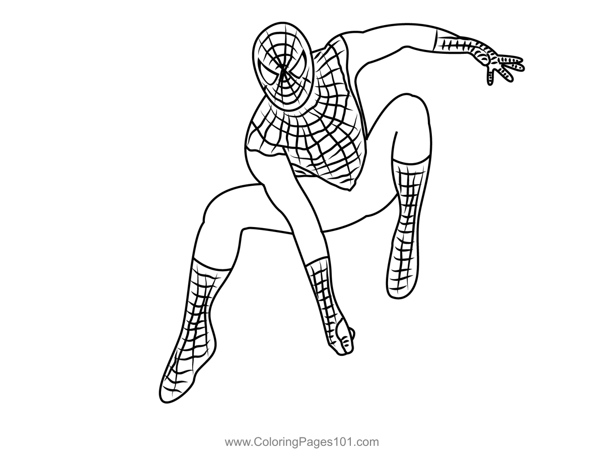 Spider Man Flying