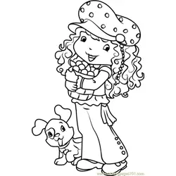 Blueberry Muffin Free Coloring Page for Kids