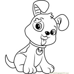 Pupcake Free Coloring Page for Kids