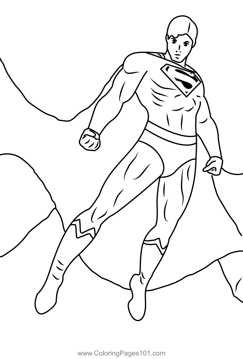 Superman Standing In Air
